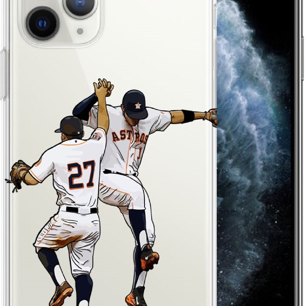 Altuve Correa MLB iPhone Premium Hybrid Clear Phone Case Houston Astros