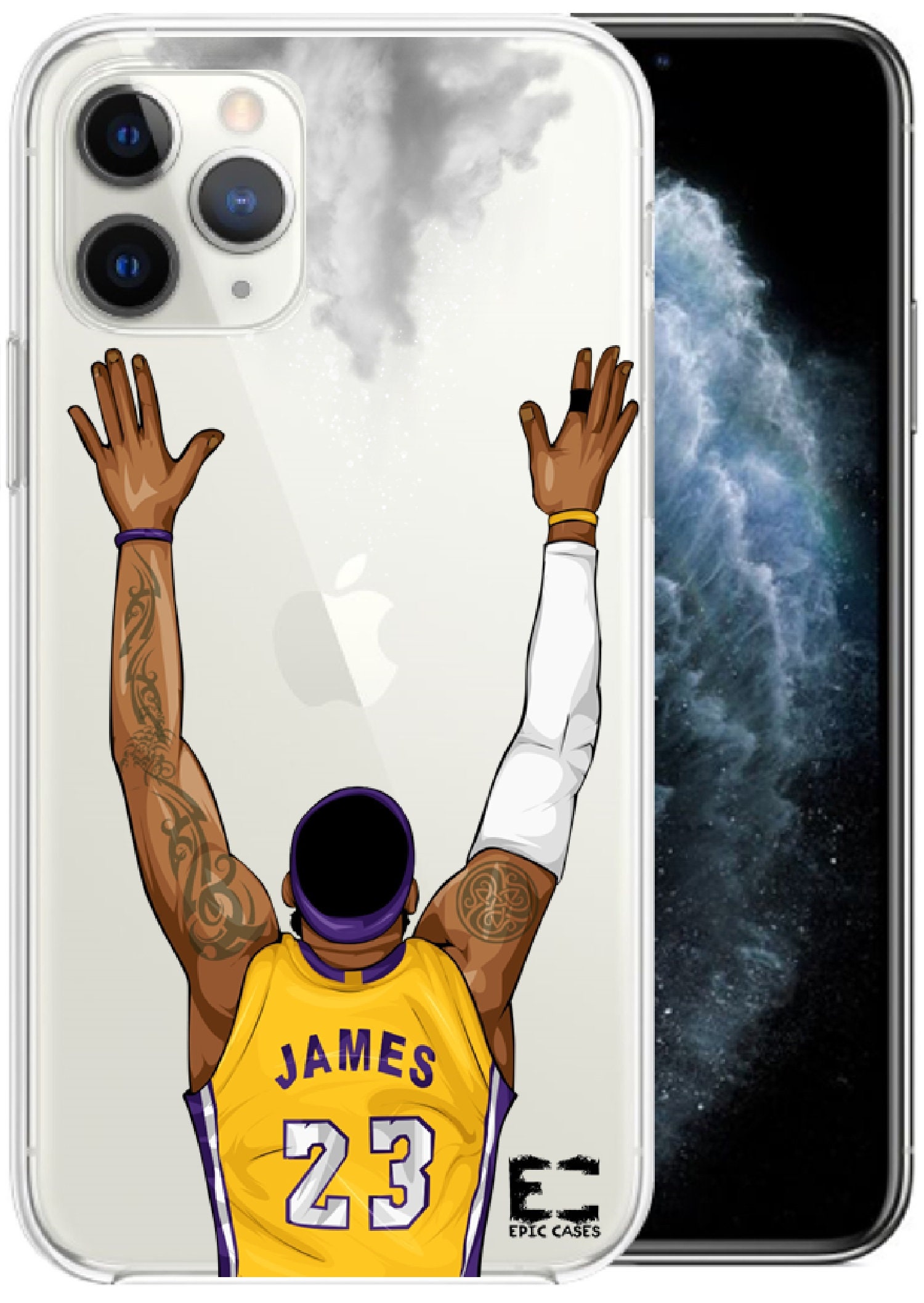 LeBron James NBA Logo Motorola Moto G Power Clear Case