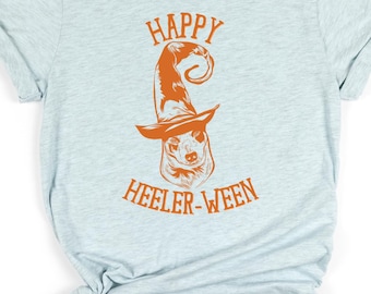 Häxhatt Australian Cattle Dog T-shirt: Glad Heeler-ween