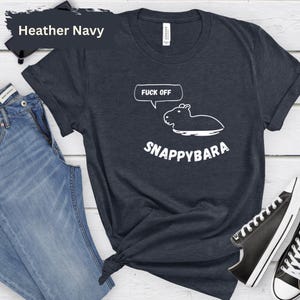 Snappybara Capybara T-Shirt: Funny Rodent Unisex Tee