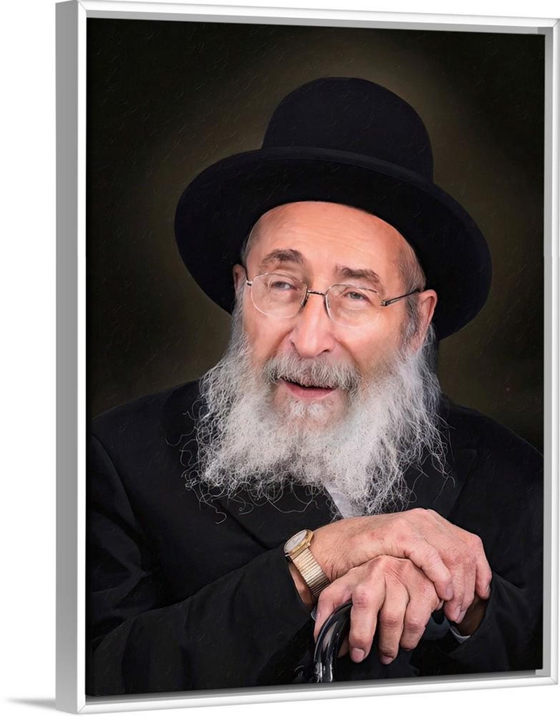 Captivating Portrait of Rav Moshe Wolfson With Realistic Painting ...