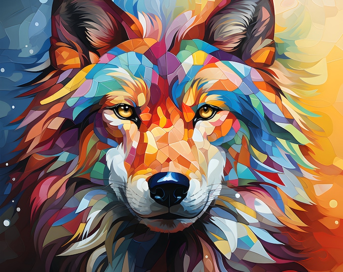 56 AI generated Midjourney prompts wolves png clipart for print on demand, prints or other projects