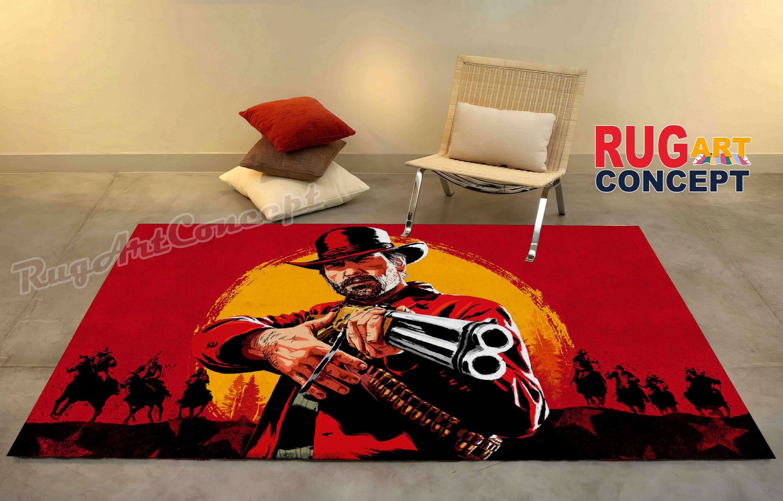 Video Game Rug Game Room Carpet Retro Style Game Rug Gaming Etsy