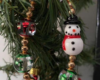 Snowman Christmas Bracelet