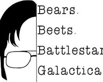 Barbabietole da orso battlestar galattica t-shirt