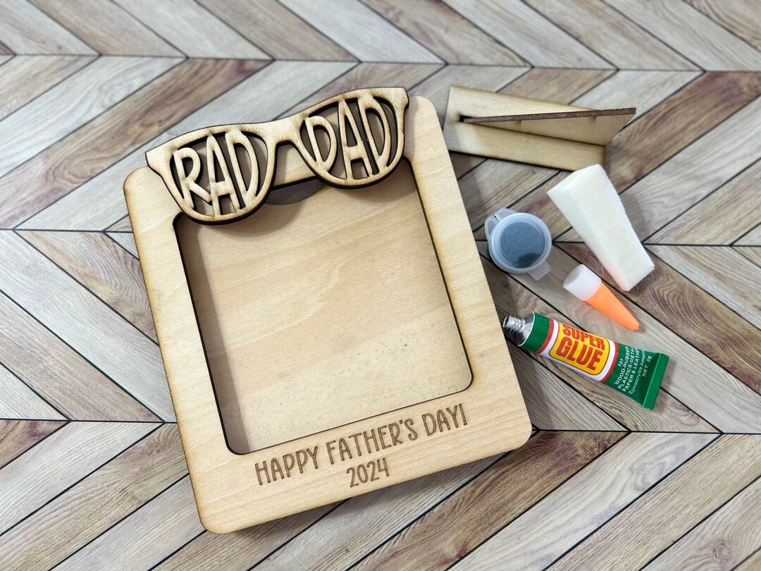 Father's Day Frame Craft Kit Diy or Blank Only - Etsy