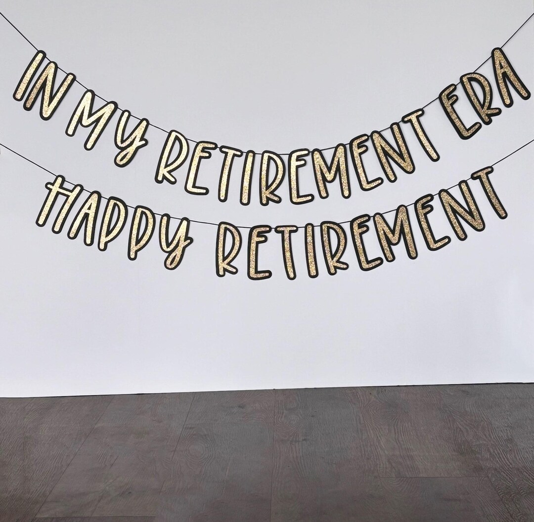 Banner per Pensionamento,Palloncino di Pensionamento,Decorazioni Happy Retirement,Striscione di Pensione in Tedesco,Retirement Party Farewell Party Decoration