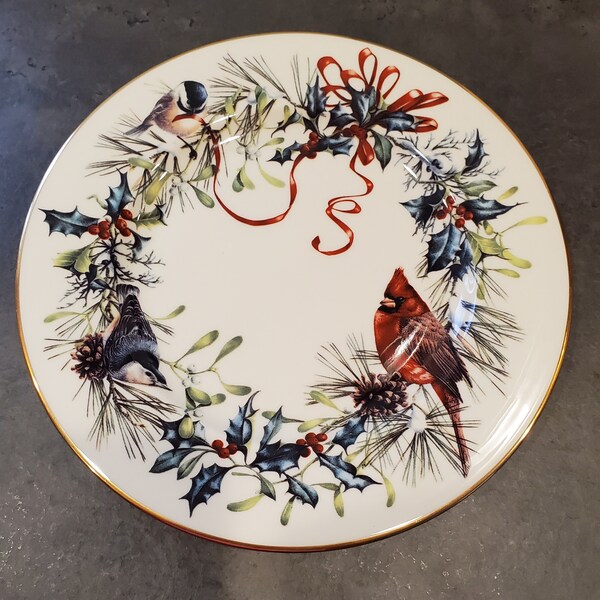 Lenox Winter Greetings Cardinal Etsy