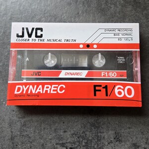 JVC Dynarec F1/60 Cassette Tape NOS Sealed 60 Mins