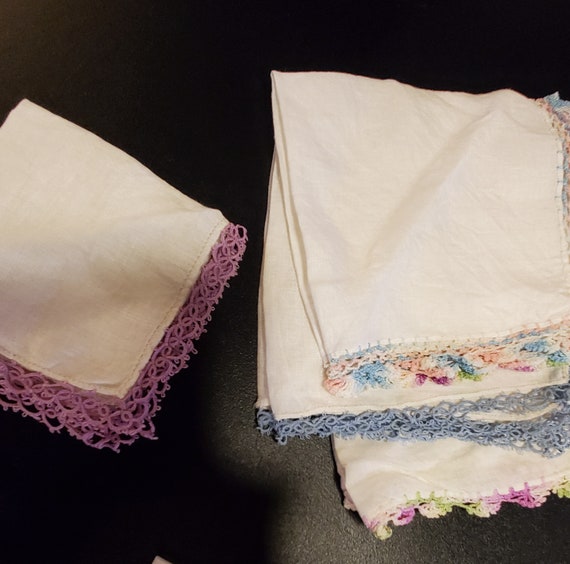 Vintage embroidered handkerchiefs - image 4