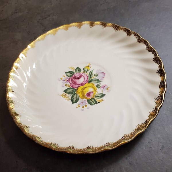 1930s Royal China Saucer / Quban Royal 22K/Discontinued Pattern