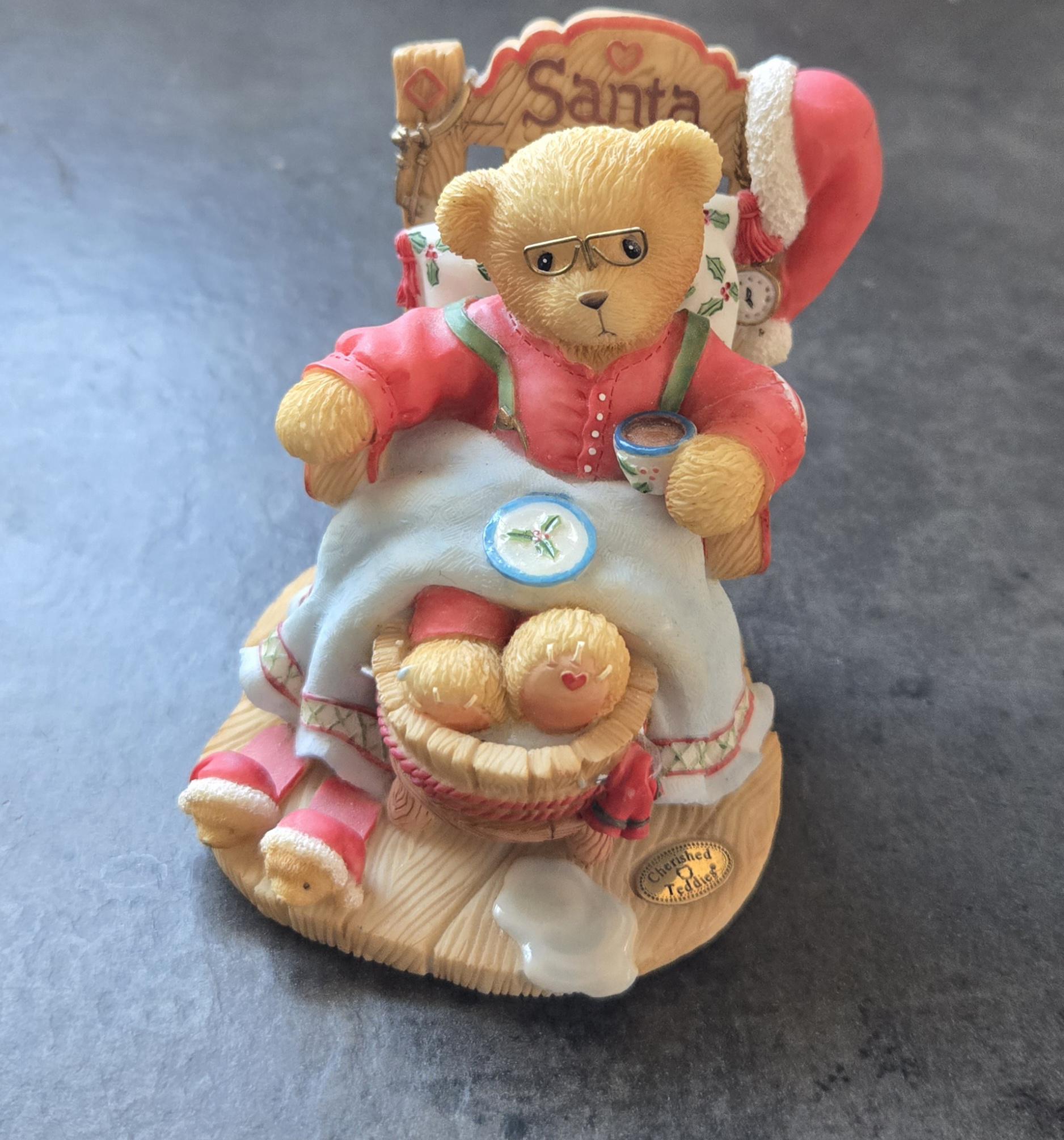 Cherished Teddies Santa - Etsy