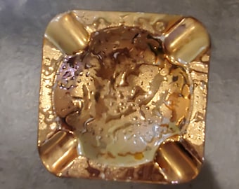 MC Ashtray 23k Weeping Bright Gold by Dixon