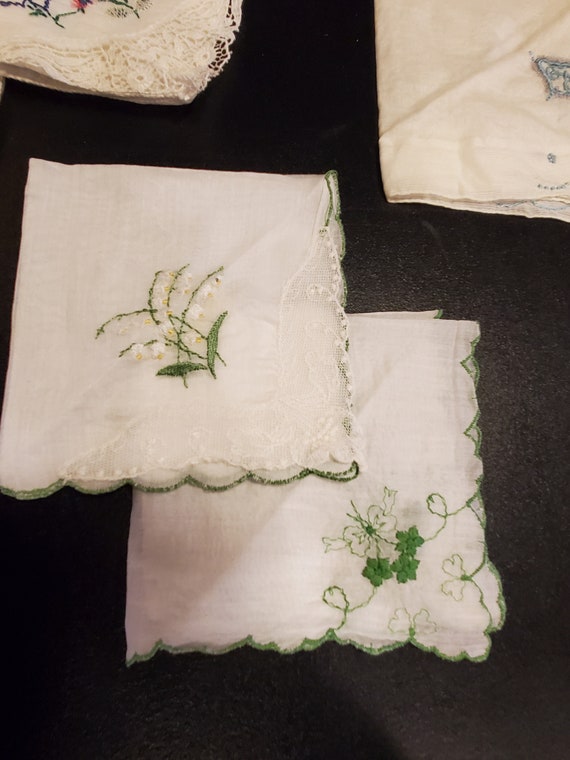 Vintage embroidered handkerchiefs - image 2