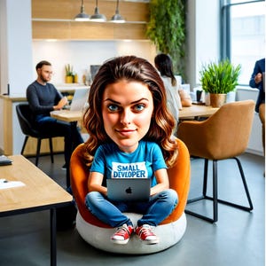 Caricatura personalizada de programador / Regalo personalizado para ingeniero de software (archivo digital)