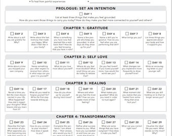 Desafío del diario de 30 días