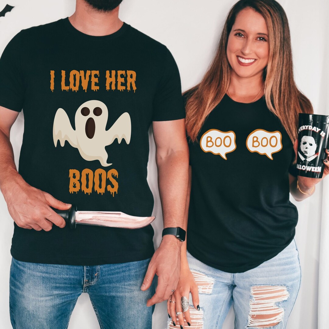 Couples Halloween T Shirtsnull