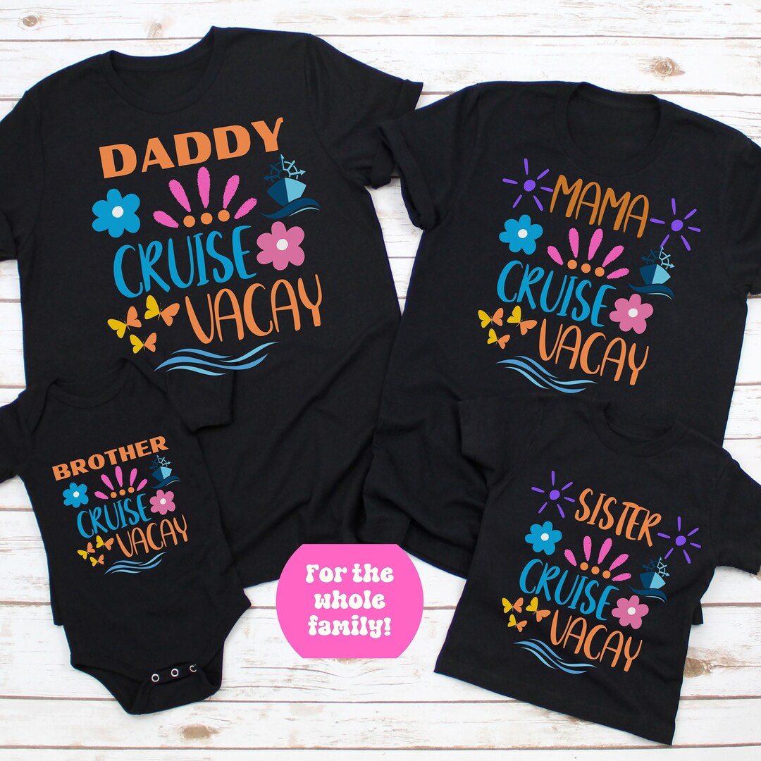 Matching Family Cruise Shirts Custom Family Vacation Tees - Etsy