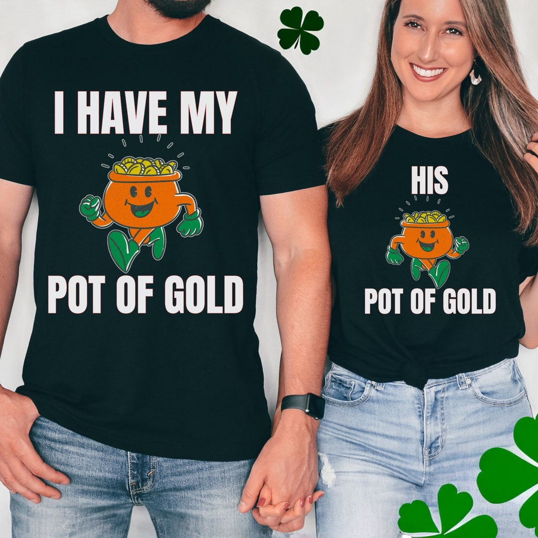 Fun Patrick's Day Couple Joke 3D Shirt - Personalized Gifts For Her