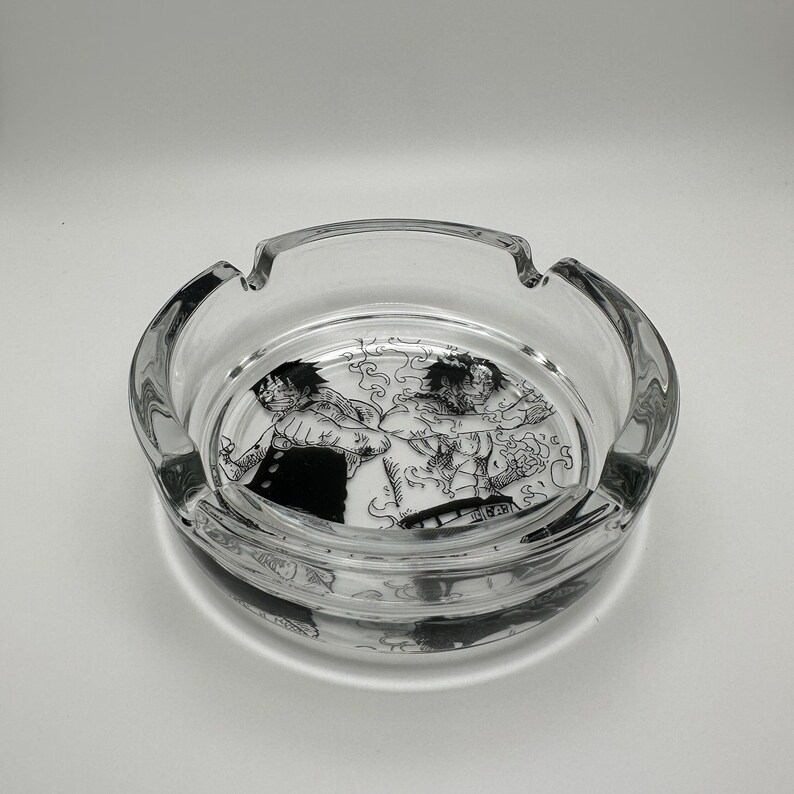 Pirate Brothers Anime Glass Ashtray Custom Anime Ashtray Etsy