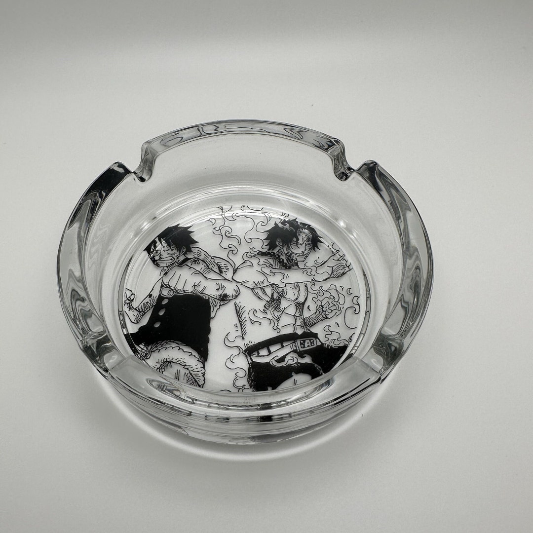 Pirate Brothers Anime Glass Ashtray Custom Anime Ashtray Etsy