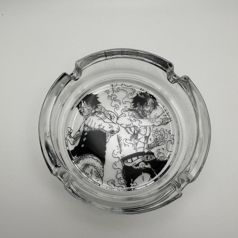Pirate Brothers Anime Glass Ashtray Custom Anime Ashtray Etsy
