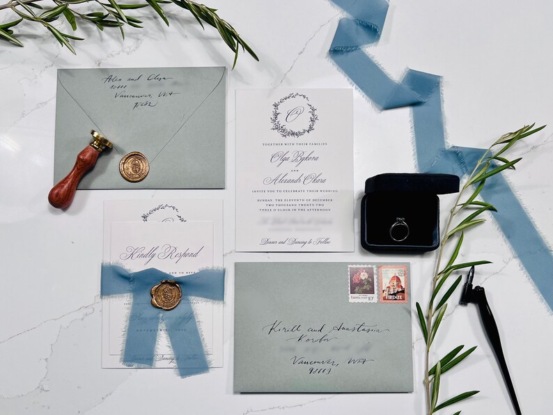 Custom Calligraphy Handaddressed Envelopes Etsy