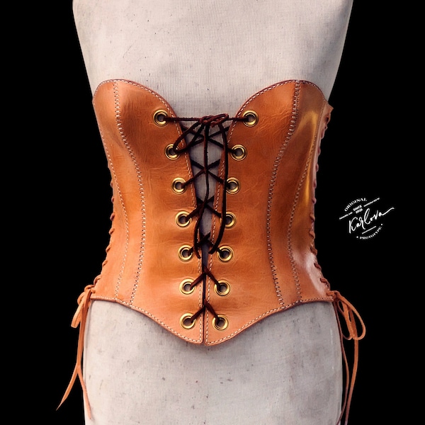 Leather Corset Pattern. Size S/M (US 2-10) Bodice Template DIY PDF Download