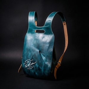 82 Leather Backpack Pattern - Minimalistic Bag Template - DIY PDF Download