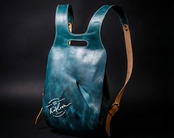 82 Leather Backpack Pattern - Minimalistic Bag Template - DIY PDF Download