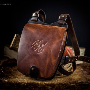 Ranger II - Leather Crossbody Bag Pattern and Video Tutorial. Leathercraft DIY Template PDF Download