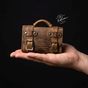 Micro Satchel Business Card Case Pattern, PDF Download