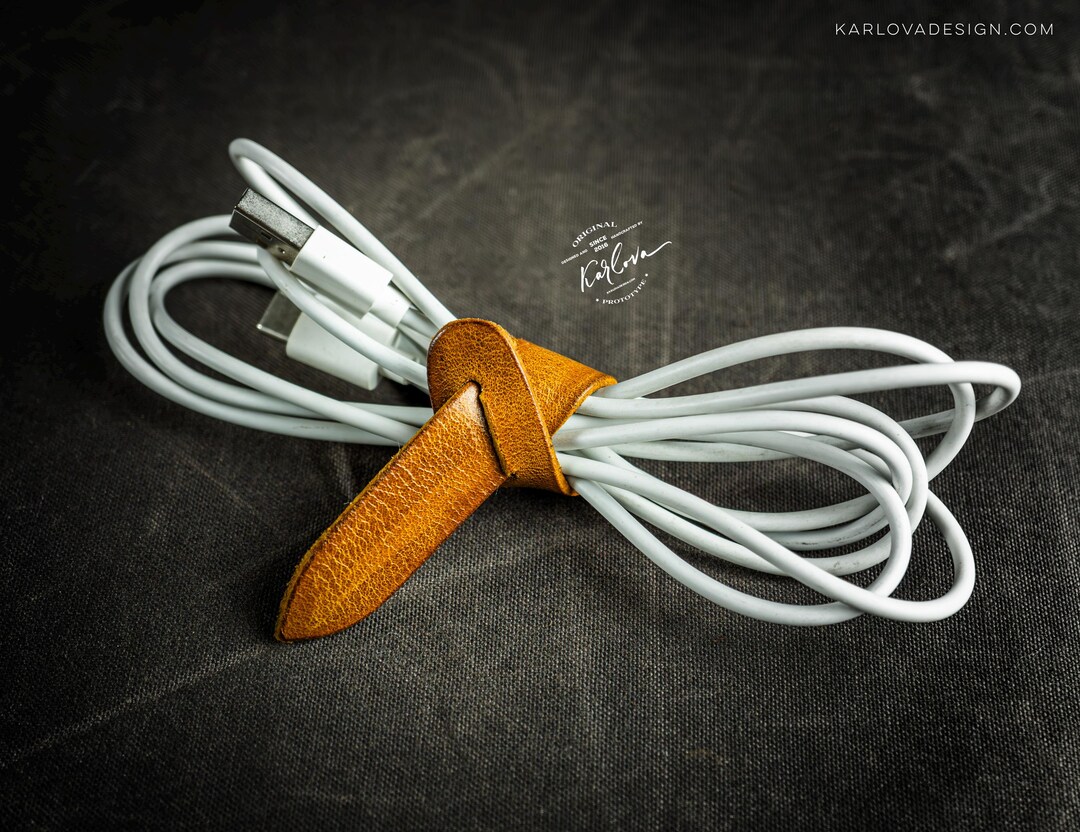 Leather Cable Tie Pattern PDF Download Etsy leather-cable-tie-pattern-pdf-download-etsy