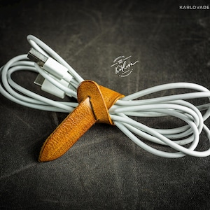 Leather Cable Tie Pattern, PDF Download