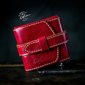 Leather Needle Case Pattern, Wallet Template, DIY PDF Download