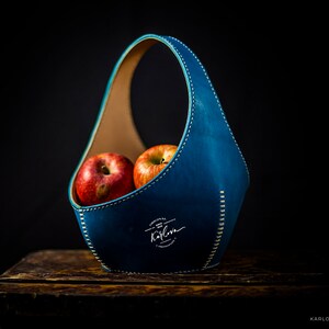 Leather Basket PDF Pattern Pack - Manzana and Mini Hanging Basket Set - Leathercraft DIY Download image 3