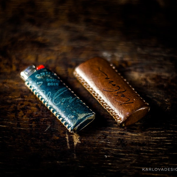 Leather Lighter Case Etsy Leather Lighter Case Etsy
