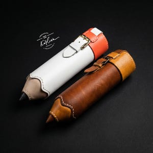 Pencil Pencil Leather Case Pattern, Leatherwork Template, DIY PDF Download