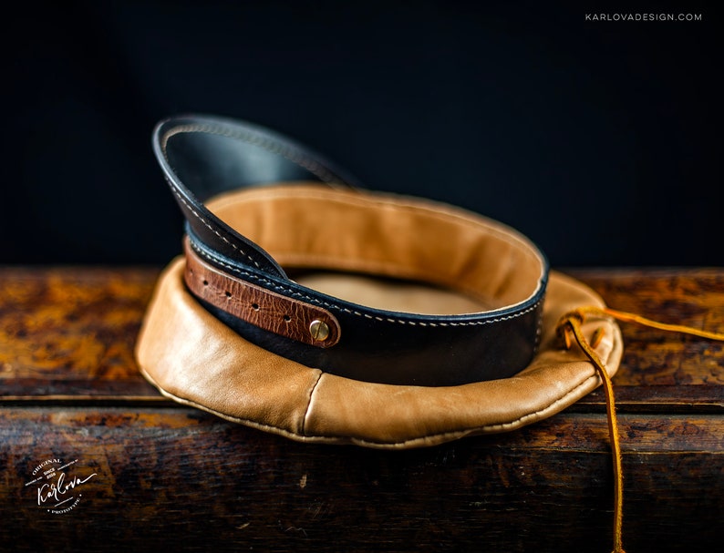 Leather Military Captain Cap PDF Pattern with Video Tutorial image 3