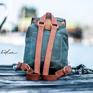 Sloop Leather Backpack Pattern, Classic Rucksack Template, DIY PDF ...