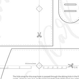 Signature Leather Backpack Pattern, Classic Rucksack Template, DIY PDF ...