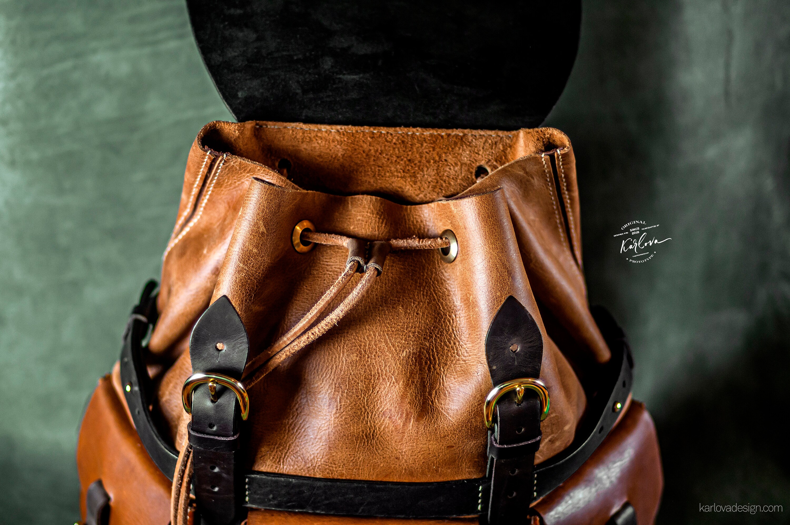 Rambler Leather Rucksack Pattern, Backpack Template, Weekender Travel ...