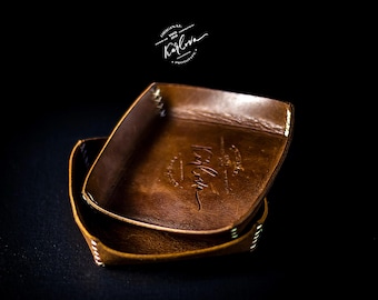 5" Valet Tray Leather Pattern, PDF Download