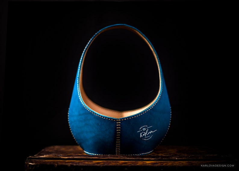 Manzana Leather Basket Pattern - Leather Craft Template - DIY PDF Download