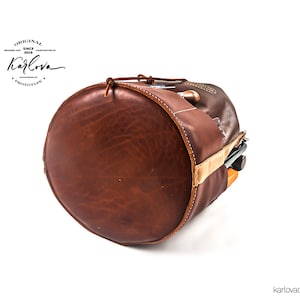 Situla Leather Tool Bag Pattern - Utility Bucket Template, PDF Download image 8