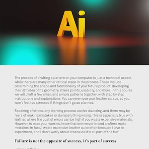 May include: A 3D rendering of the letters "Ai" in a bright yellow color against a dark background with a blue and red gradient. The text "Failure is not the opposite of success, it's part of success." is displayed below the letters, attributed to Arianna Huffington.