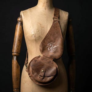 Kruggel Leder Travel Sling, Brusttasche Muster. PDF-Download