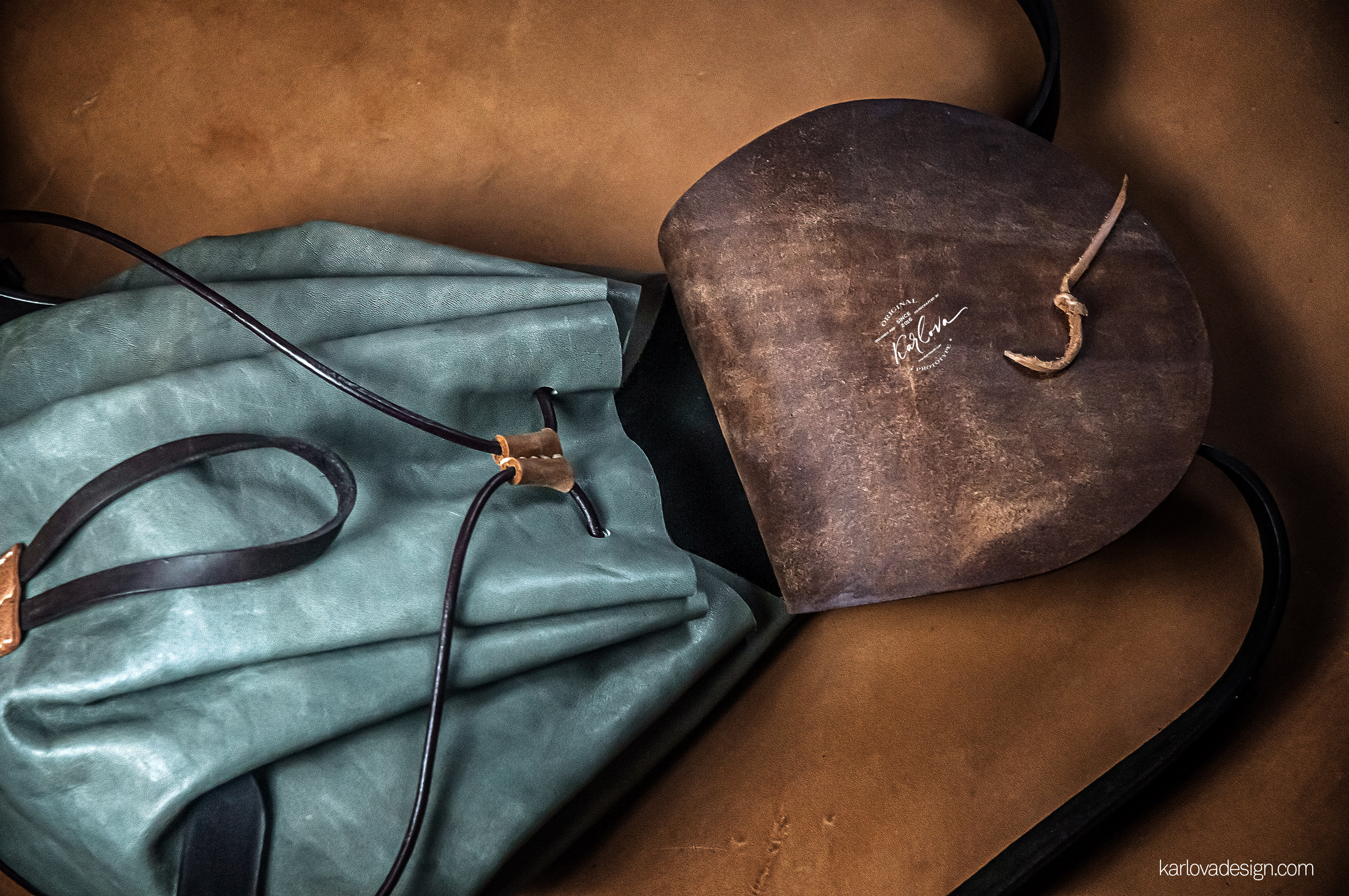 Ole Sack Leather Sling Backpack Pattern, Medieval Pouch, Old Style ...