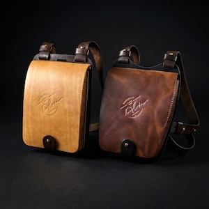 Ranger Pattern Pack - Leather Army Crossbody Bag Templates - Small Military Style Pouch PDF Download with Video Tutorials - Craft DIY