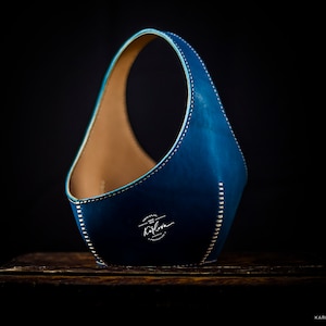 Manzana Leather Basket Pattern - Leather Craft Template - DIY PDF Download